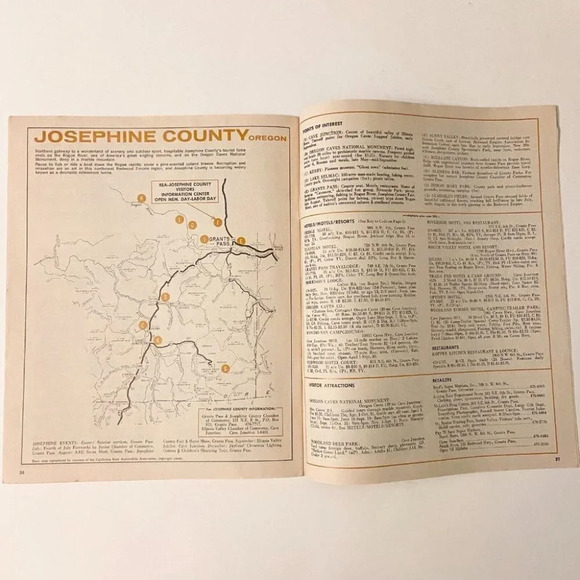 Vintage 1971  Redwood Empire Visitors Guide Travel Brochure Magazine Booklet - Picture 10 of 12